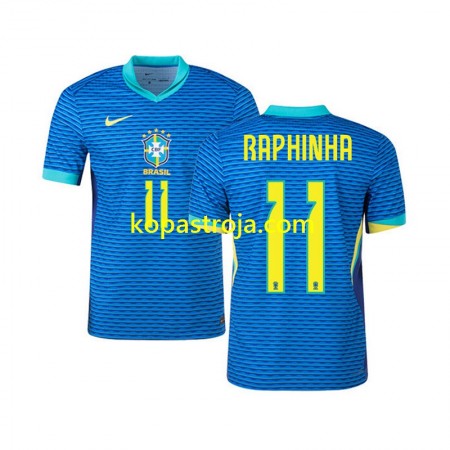 Billiga Fotbollströjor Brasilien RAPHINHA 11 Borta tröja 2024 Kortärmad
